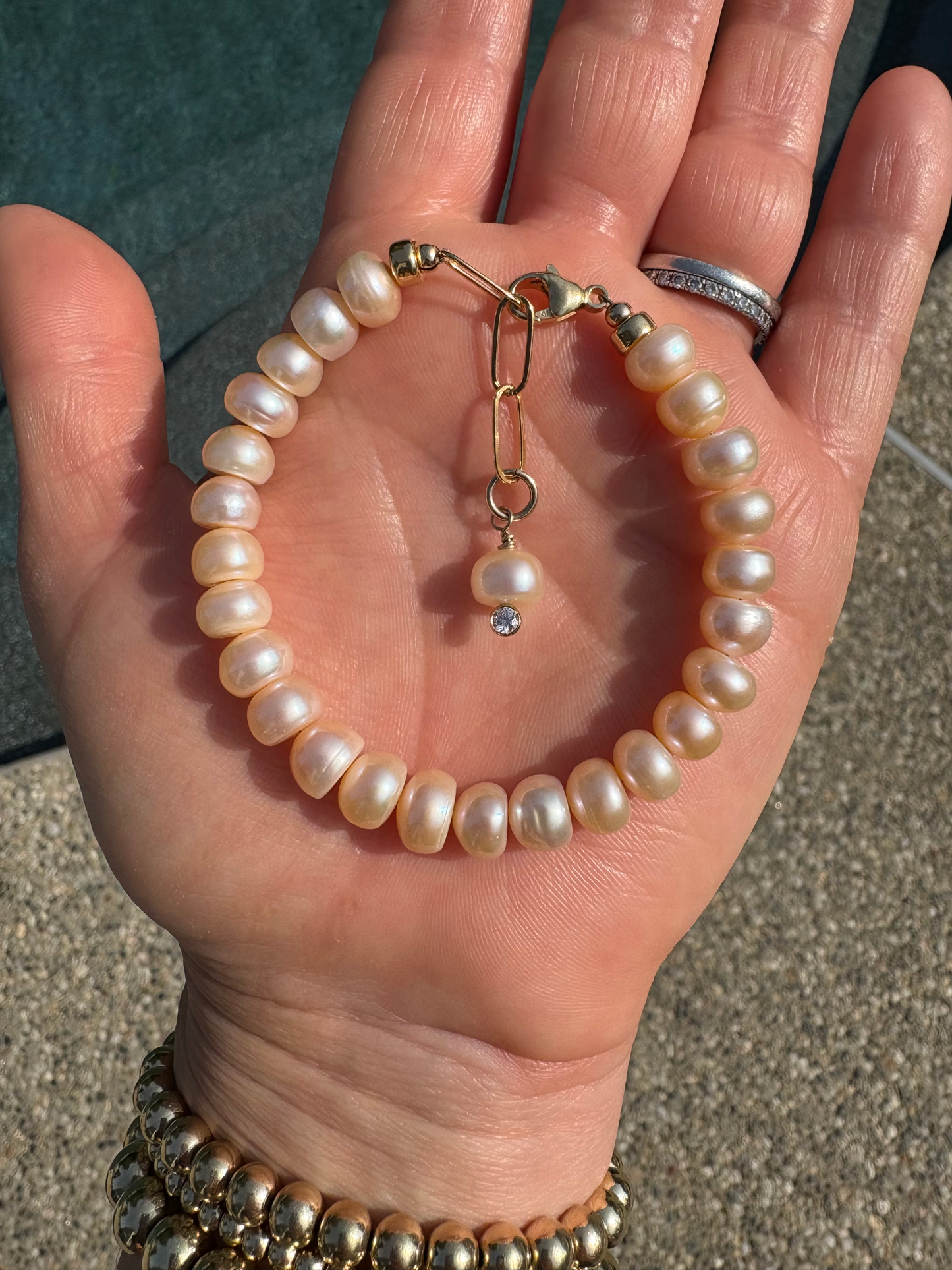 Blush Pearl Bracelet image 2