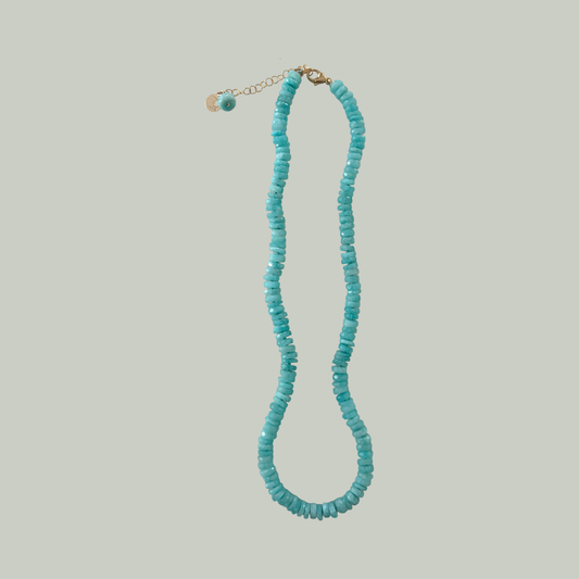 Amazonite knotted Necklace image 0