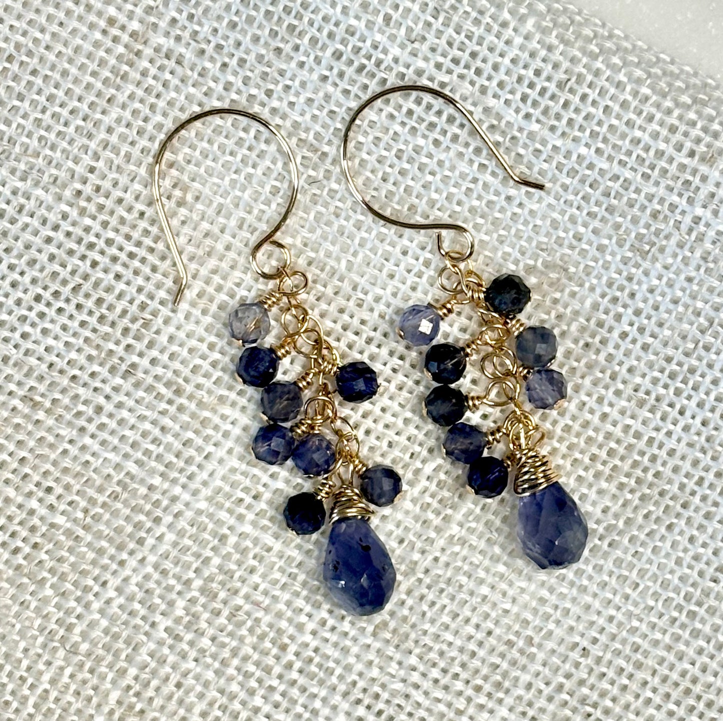 Viola Iolite Earrings image 0