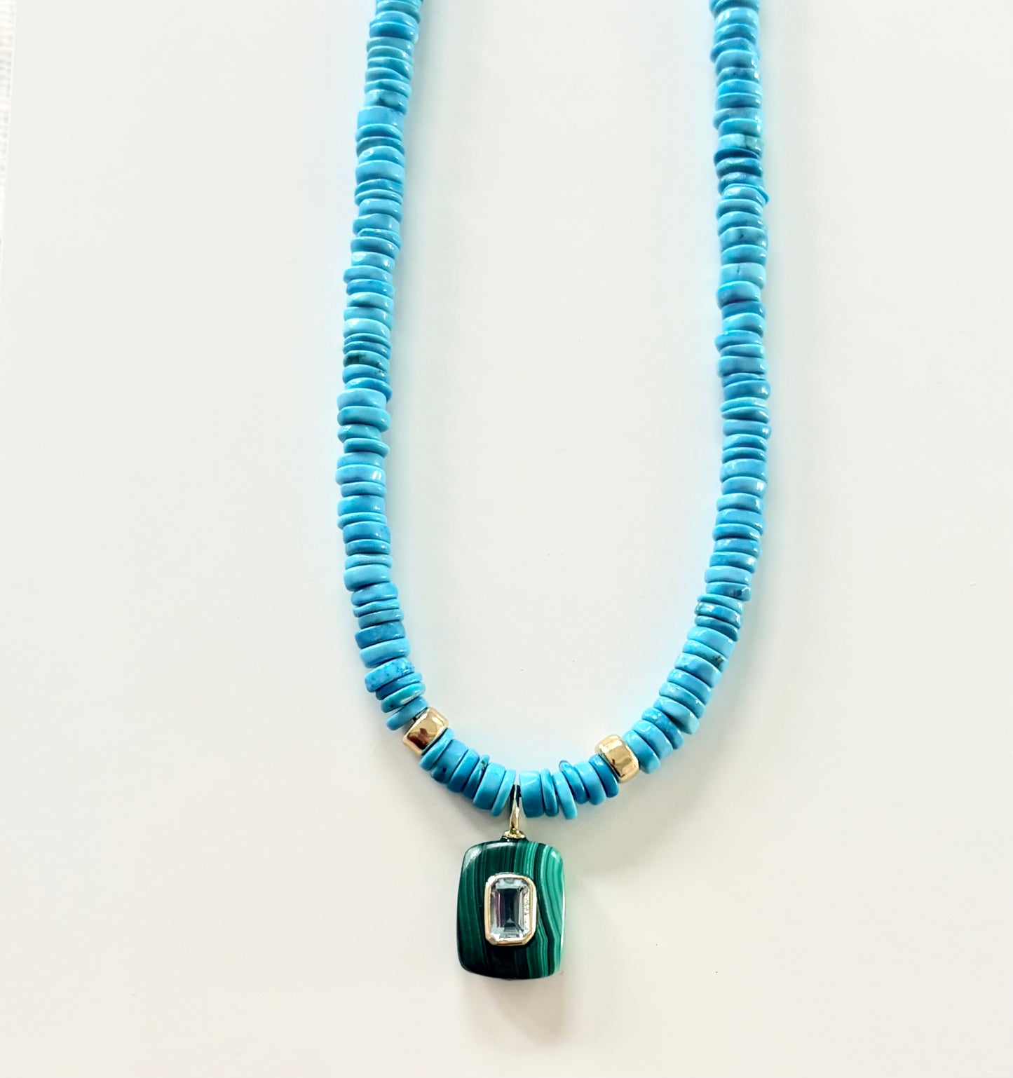 Turquoise & Malachite Necklace