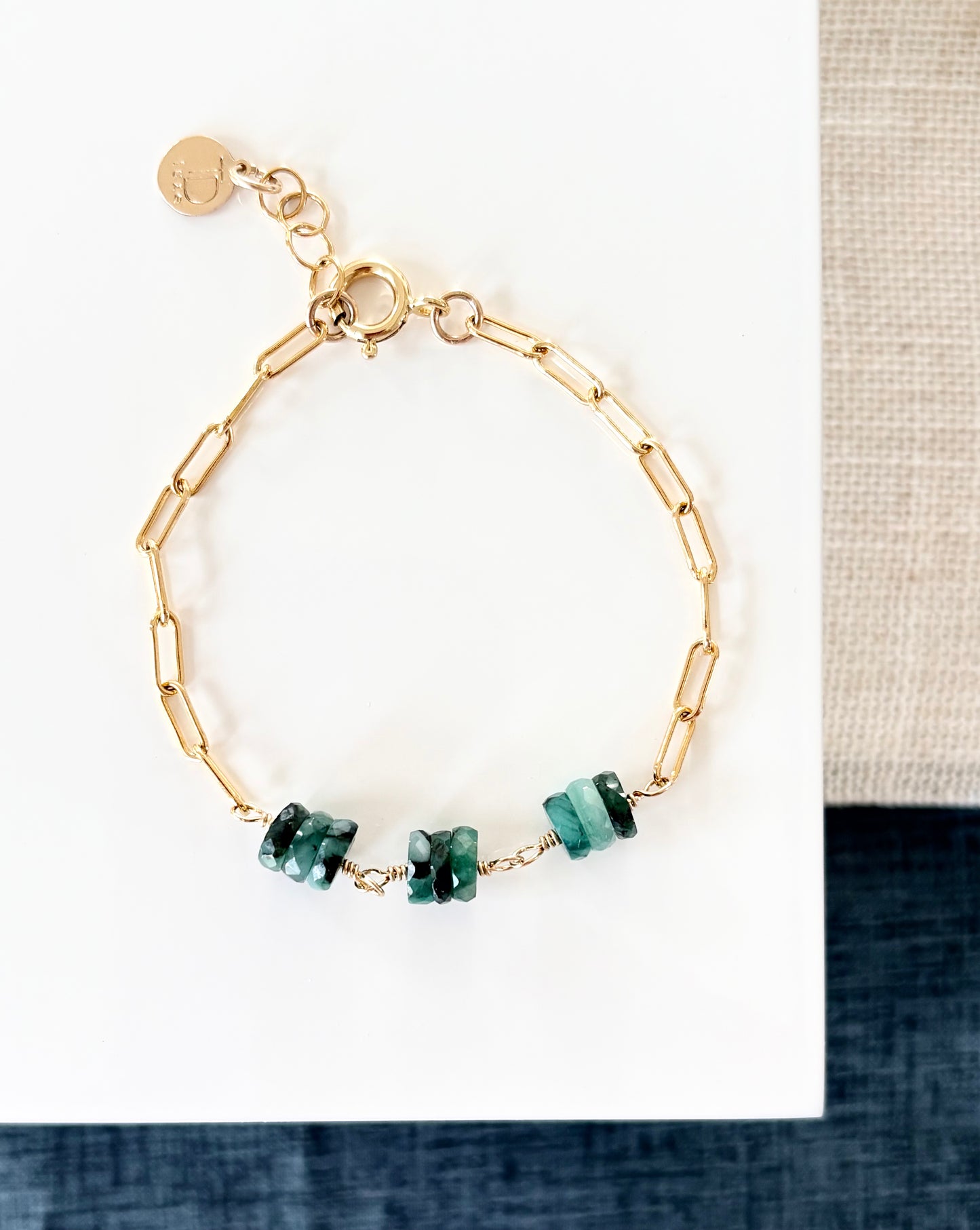 Celeste Three Stone Bracelet