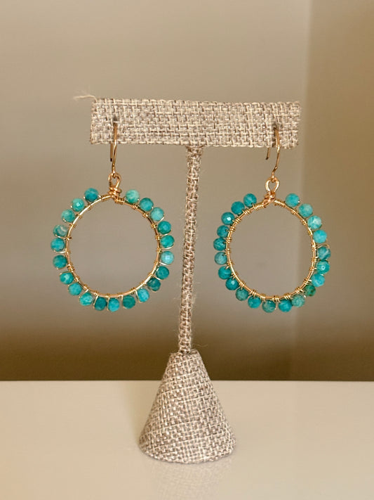 Chloe Amazonite Earrings