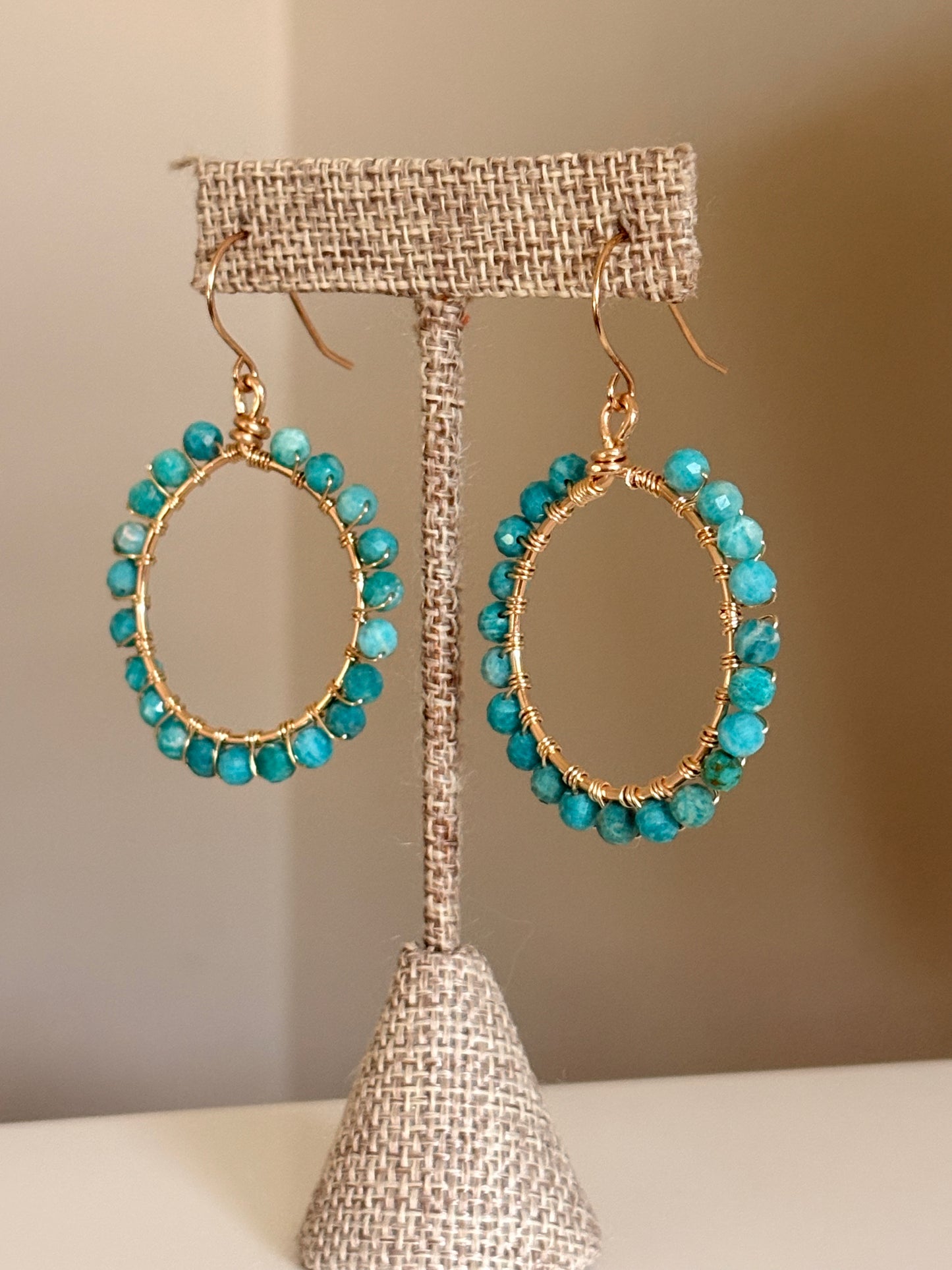 Chloe Amazonite Earrings