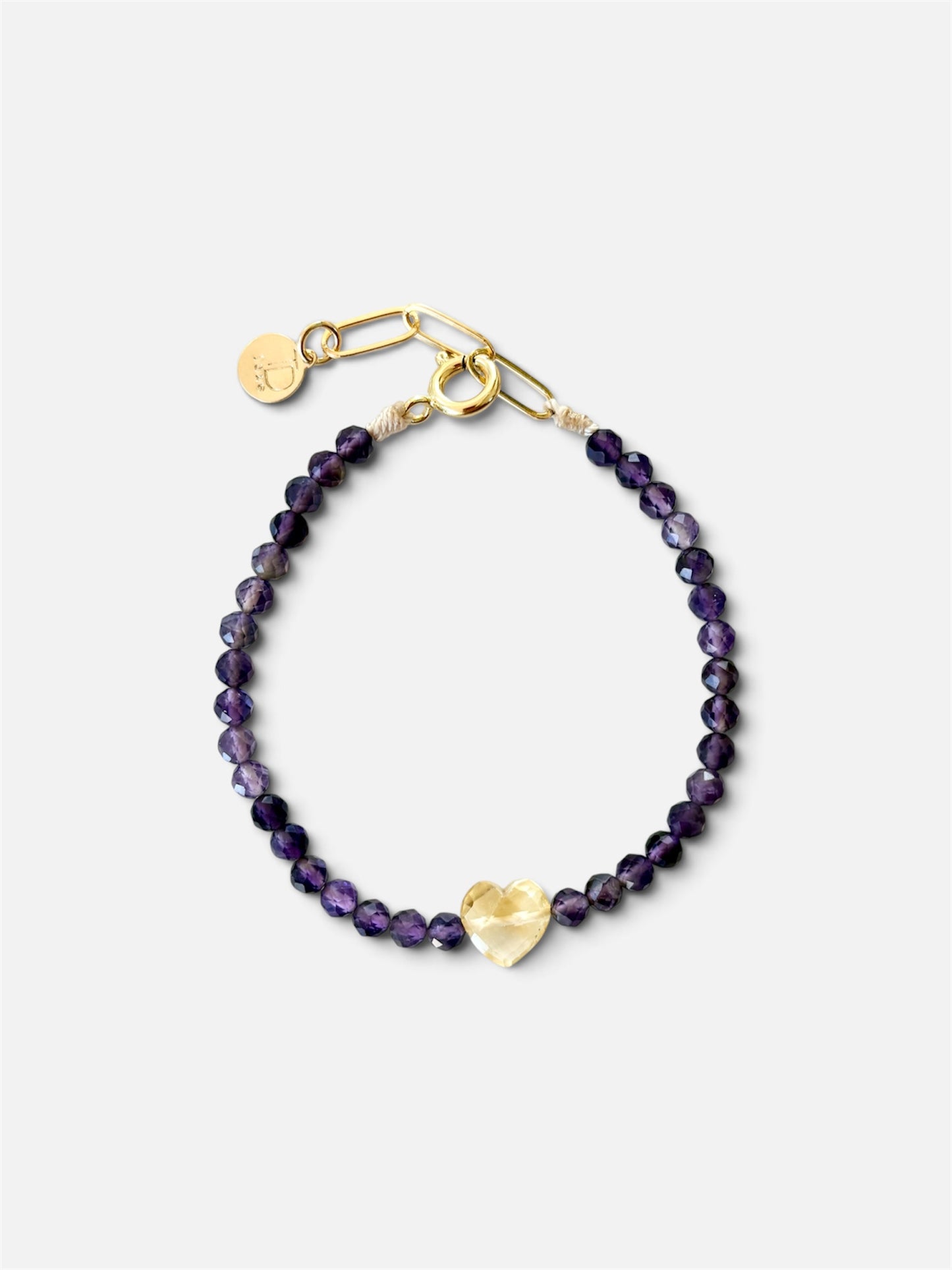 Bastille Amethyst & Citrine Bracelet