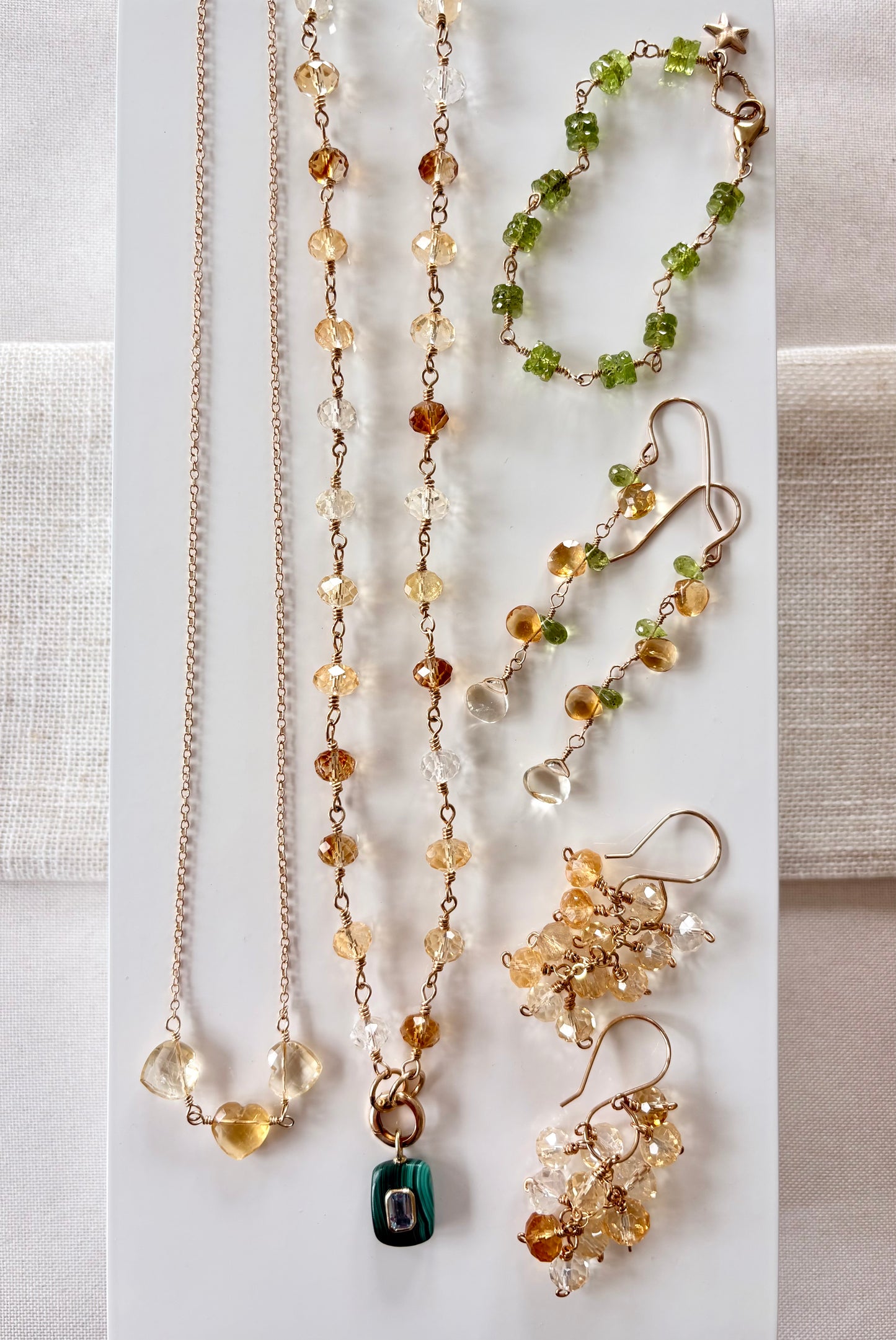 Bastille Citrine Necklace