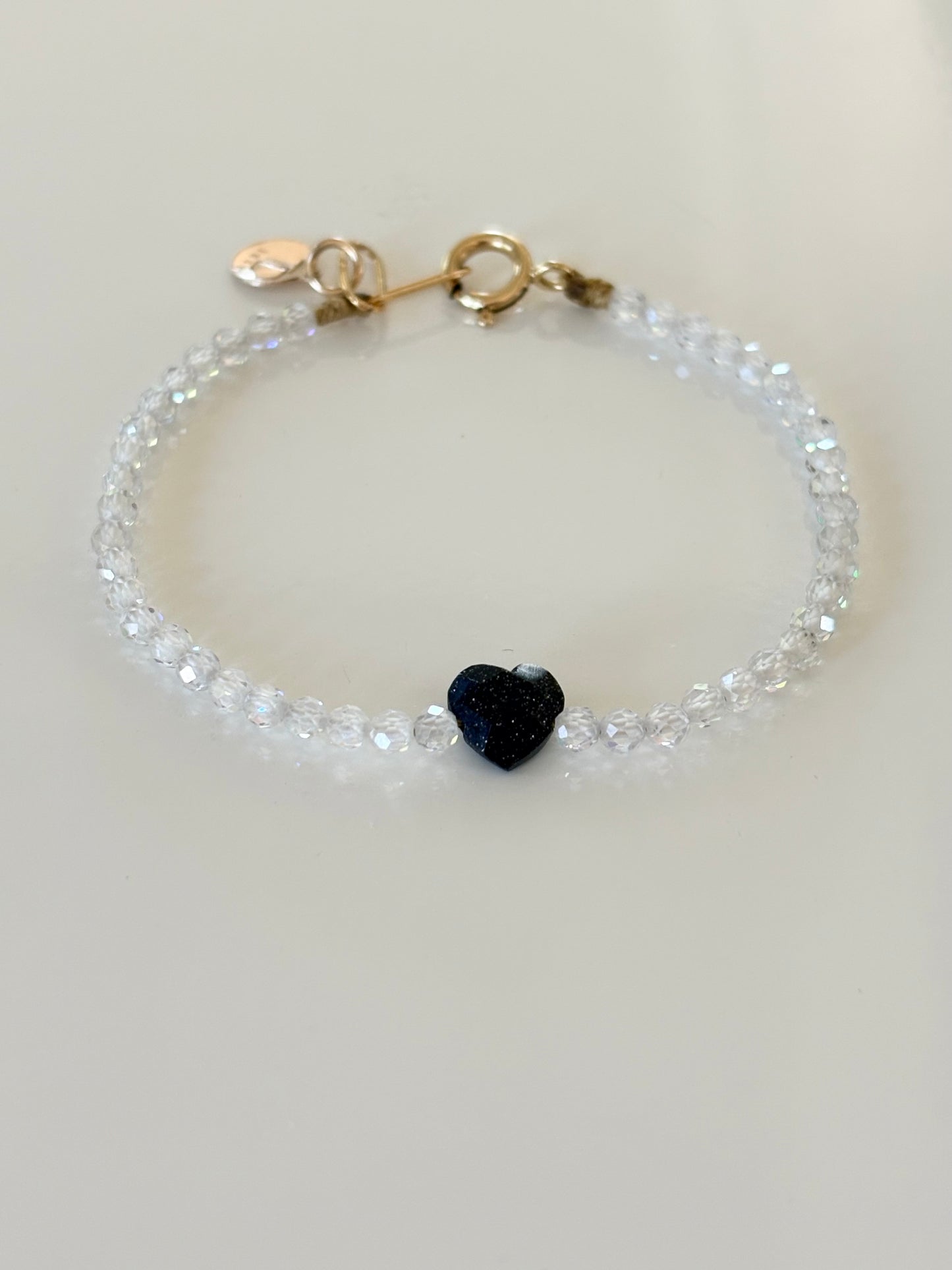 Zircon & Goldstone Bracelet