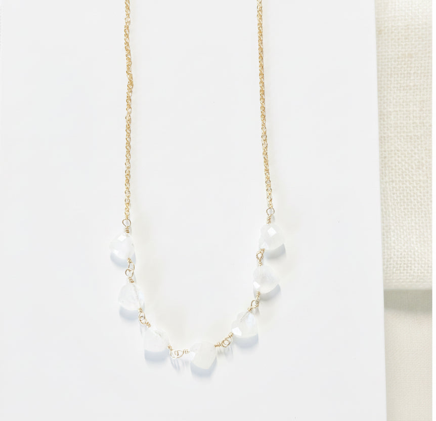 Bastille Rainbow Moonstone Necklace
