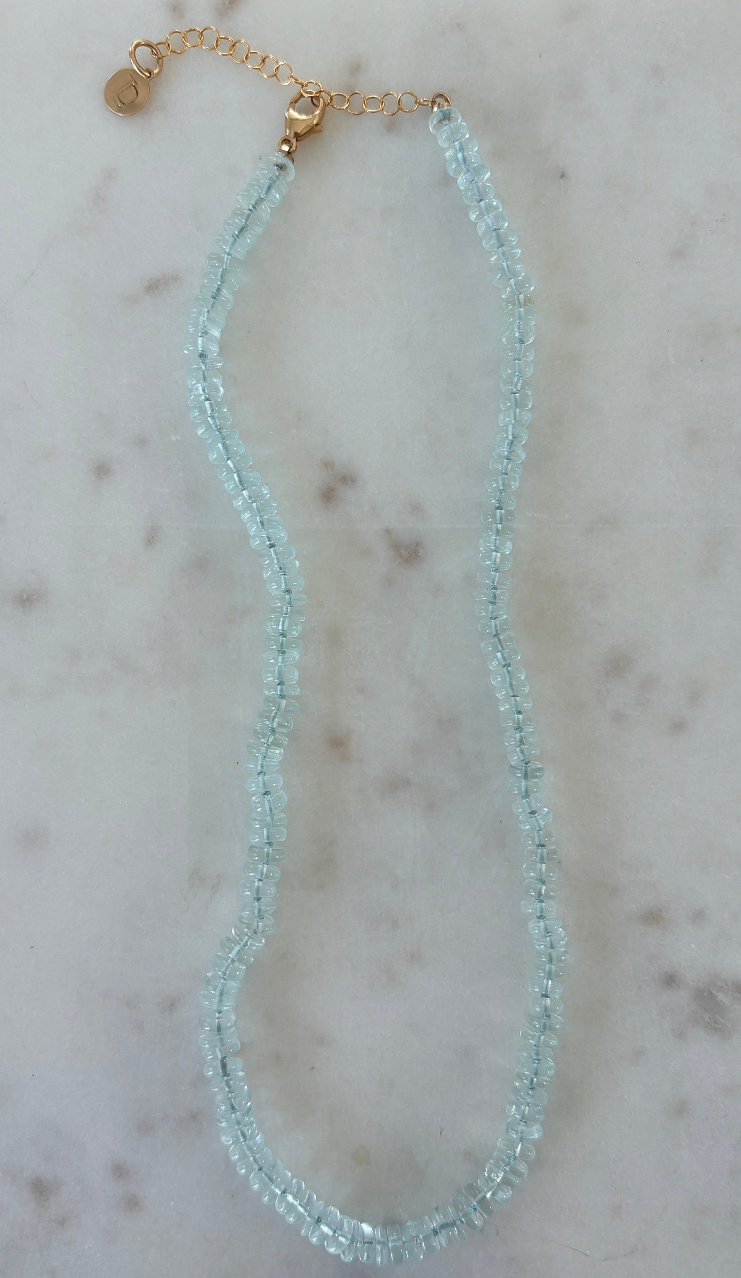 Aquamarine Gemstone Necklace  image 0