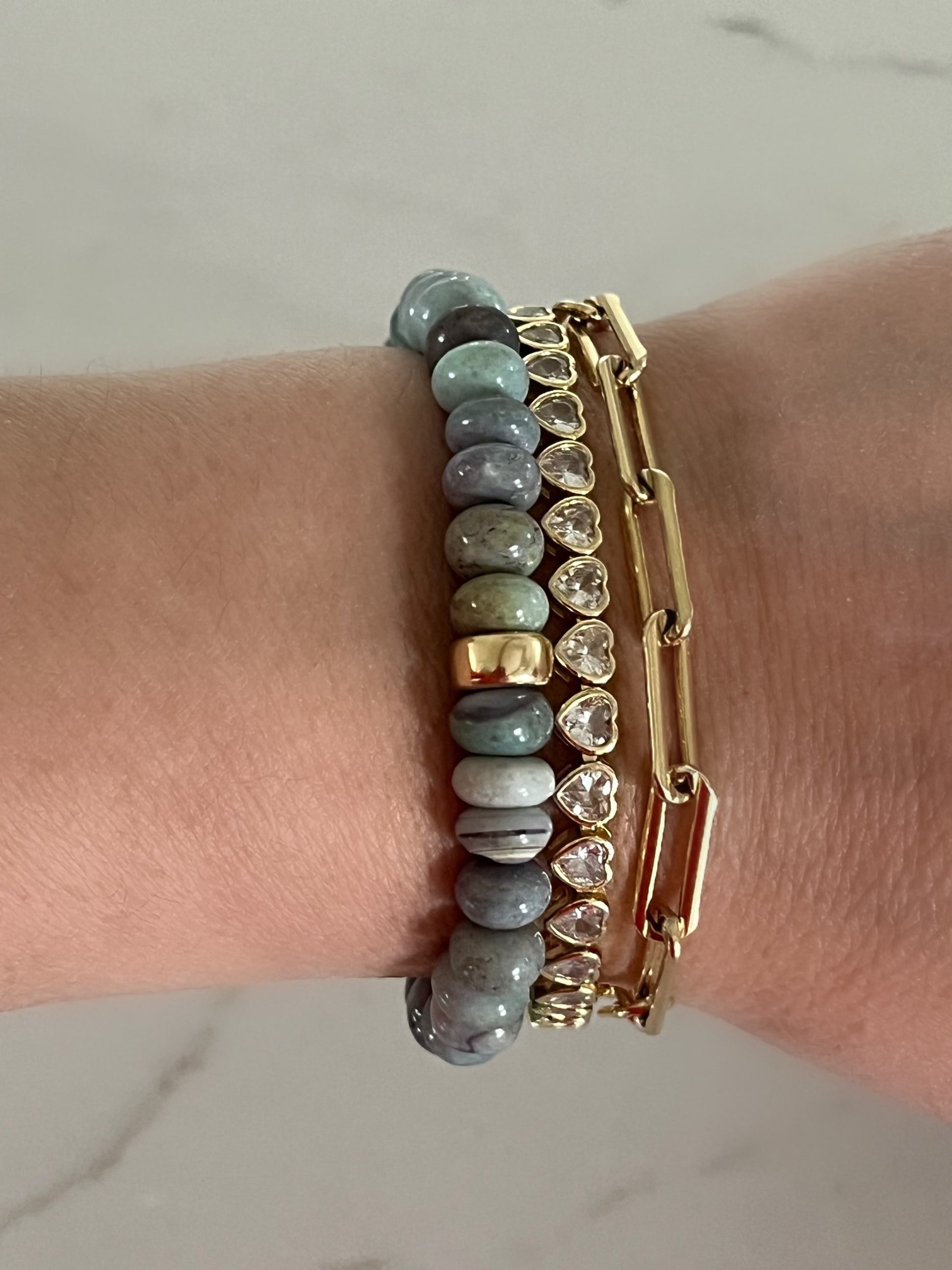 Chunky Paper Clip Bracelet image 1