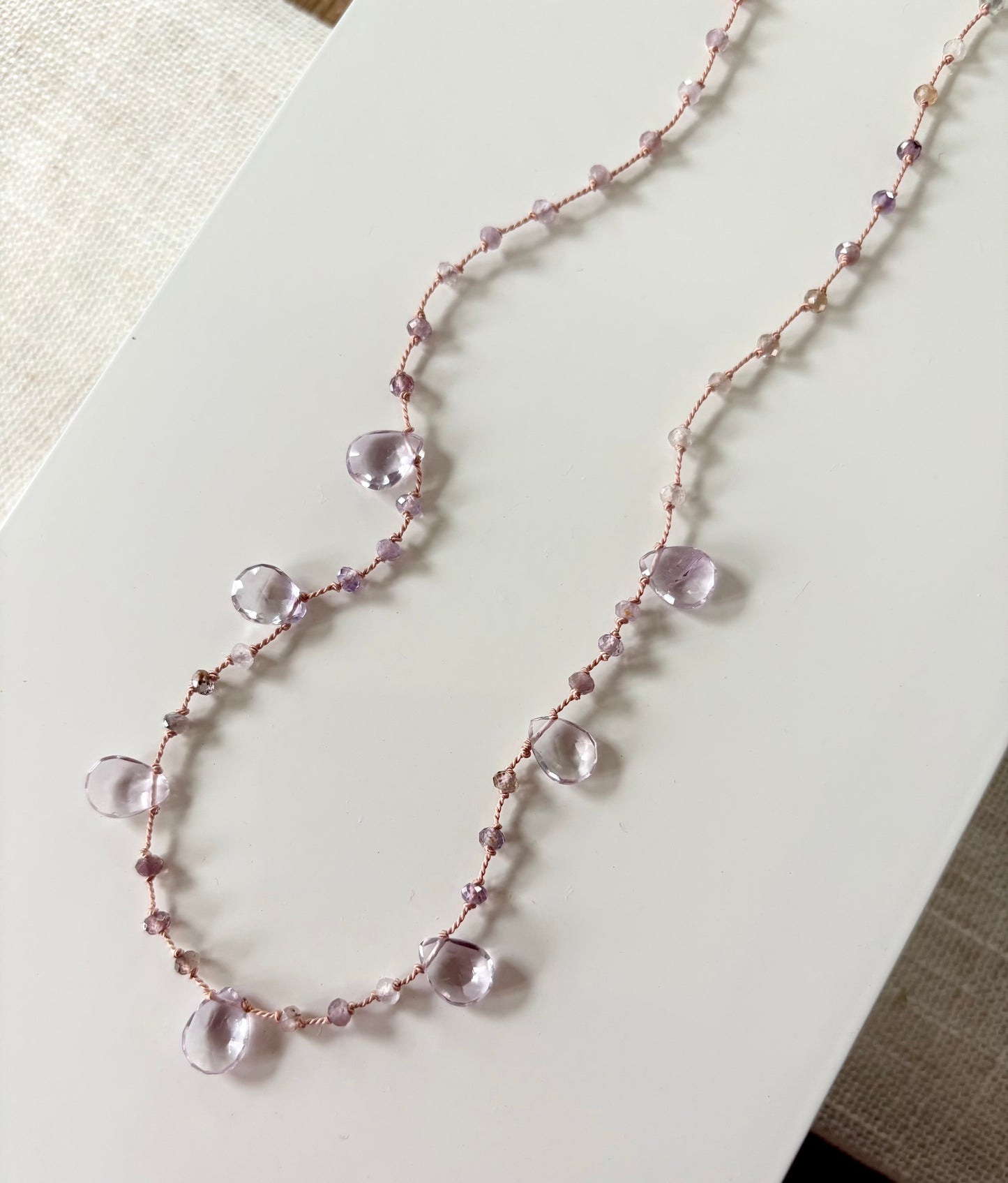 Minimalist Amethyst Necklace