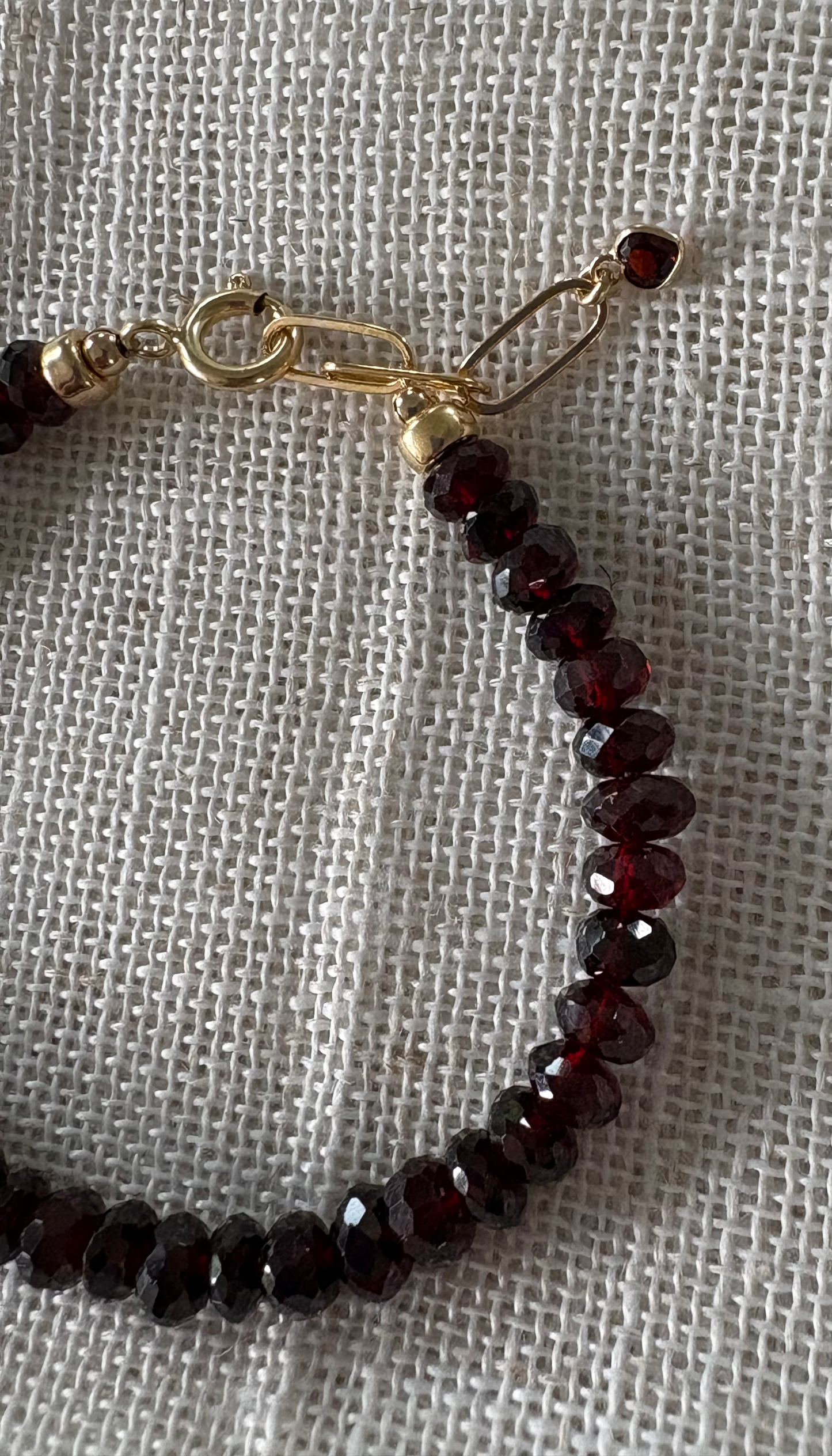 Garnet Gemstone Bracelet  image 1