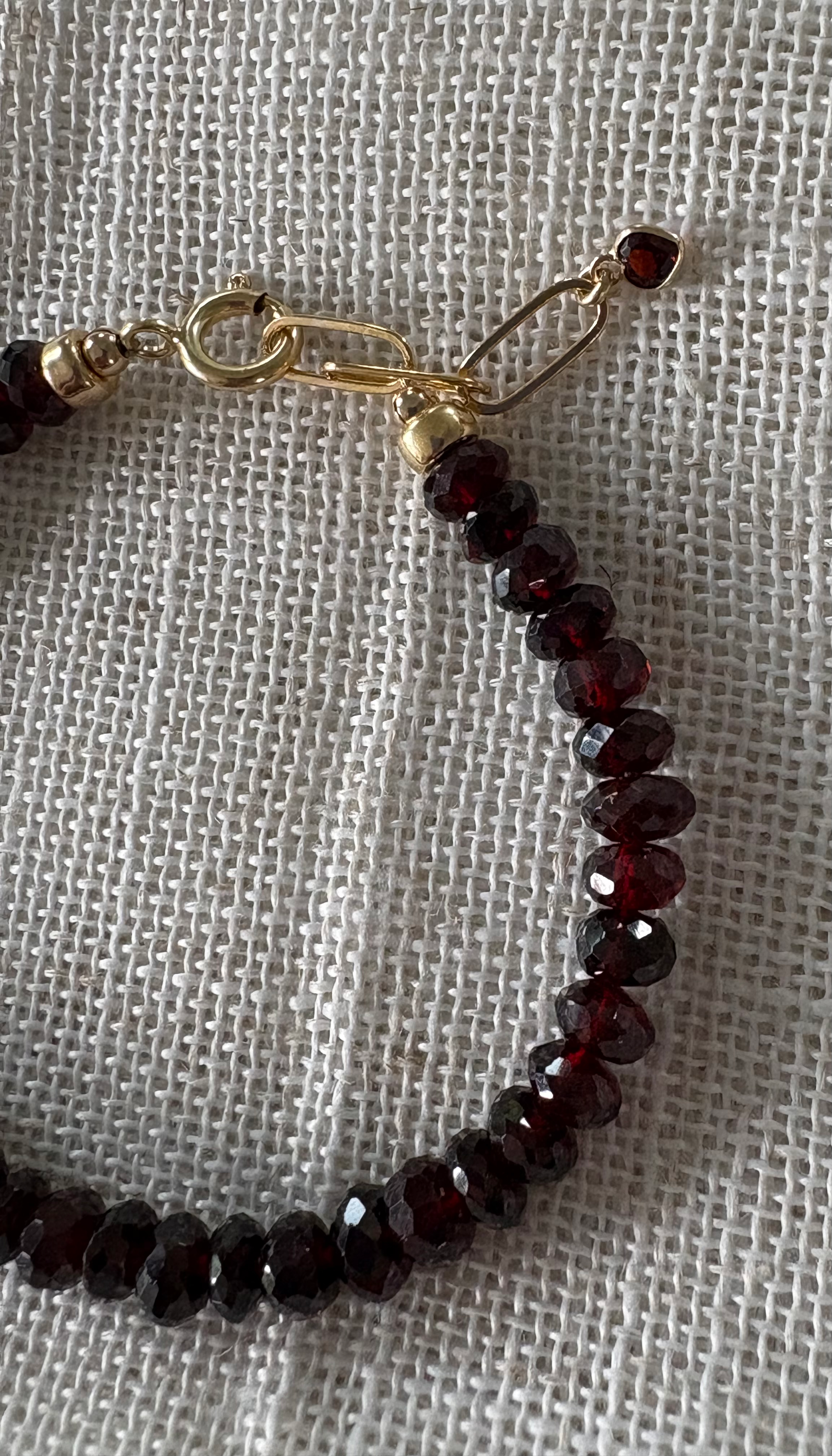 Garnet Gemstone Bracelet  image 1
