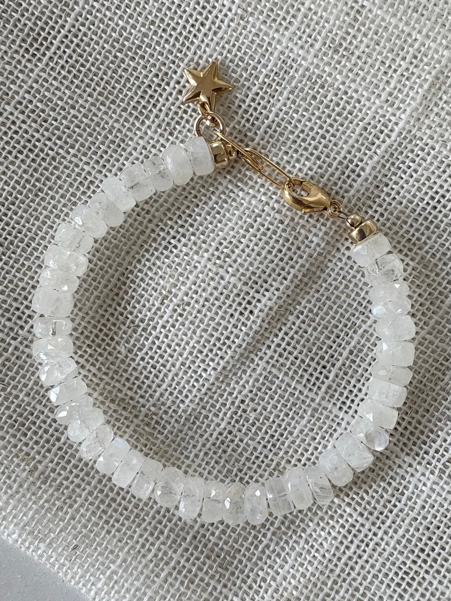 Rainbow Moonstone Gemstone Bracelet  image 0