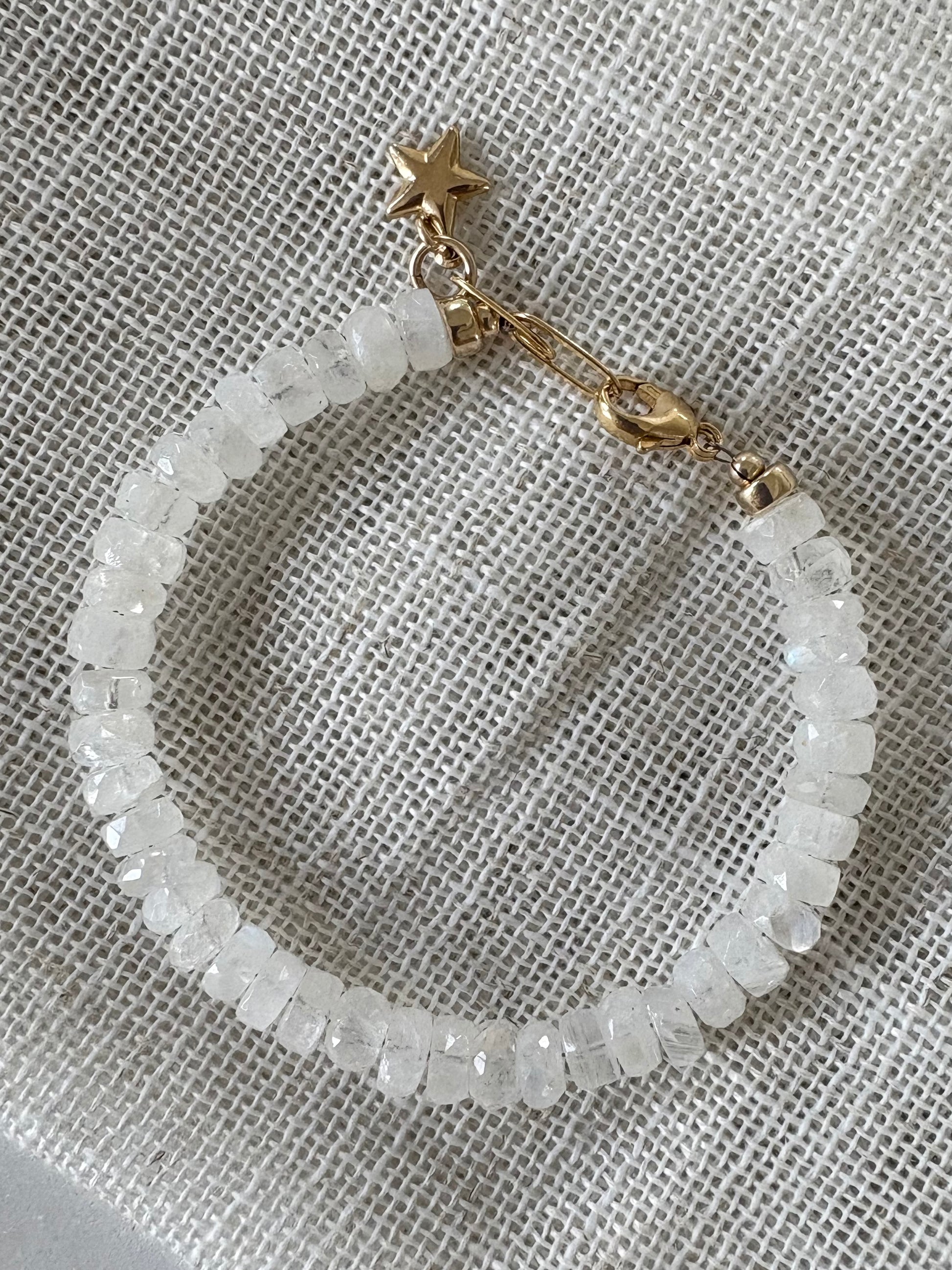 Rainbow Moonstone Gemstone Bracelet  image 0