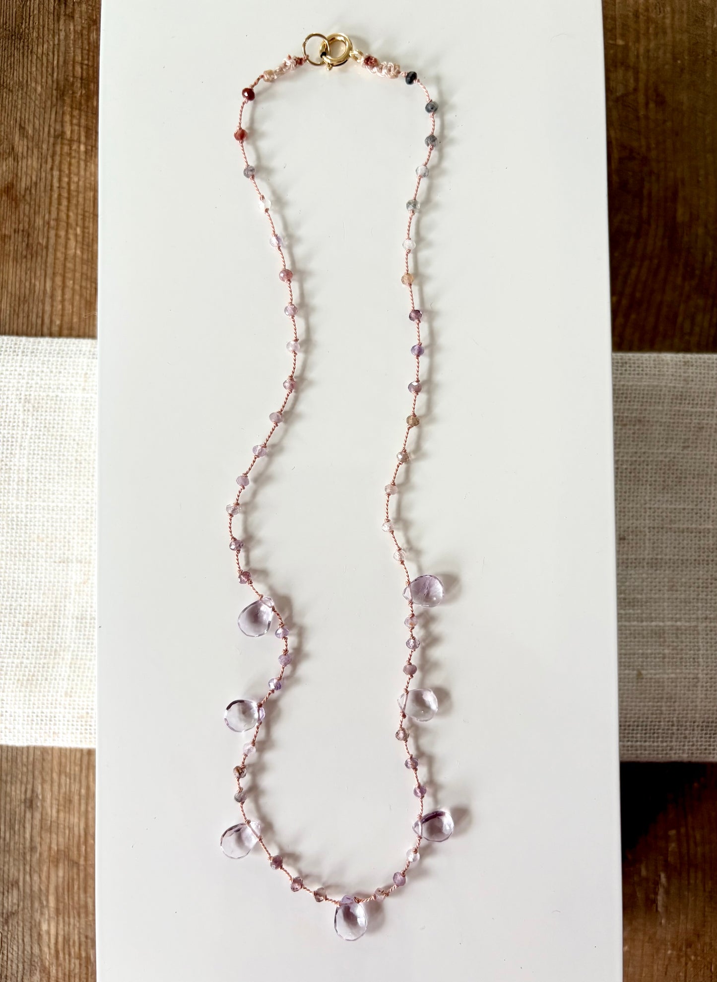 Minimalist Amethyst Necklace