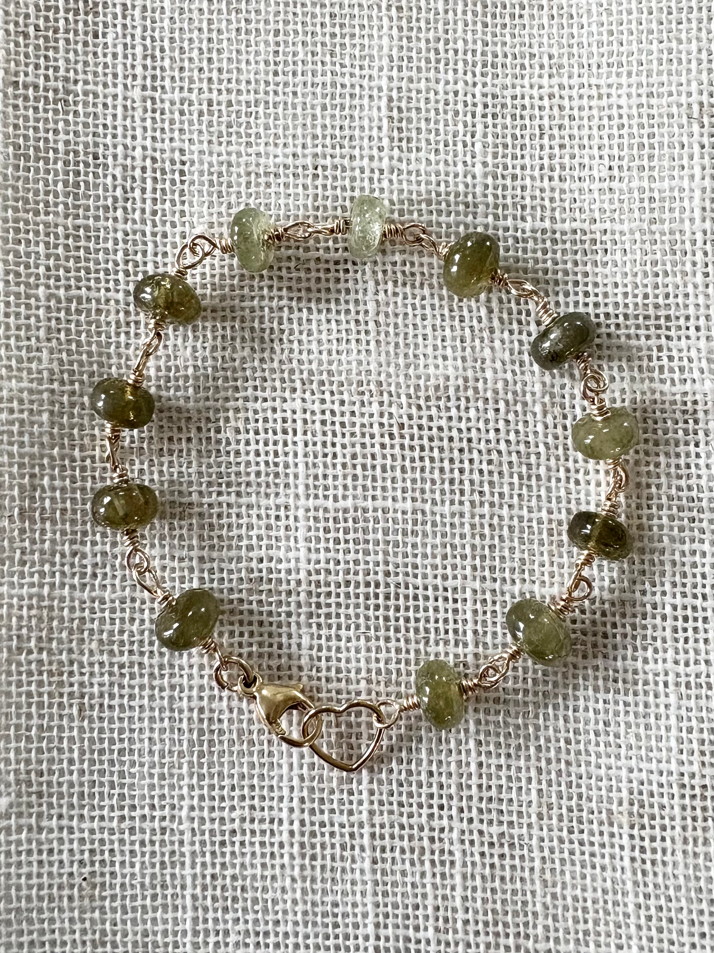 Celeste Grossular Garnet Bracelet image 0