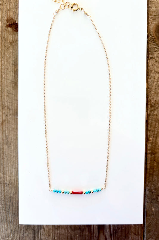Zoey Bar Necklace