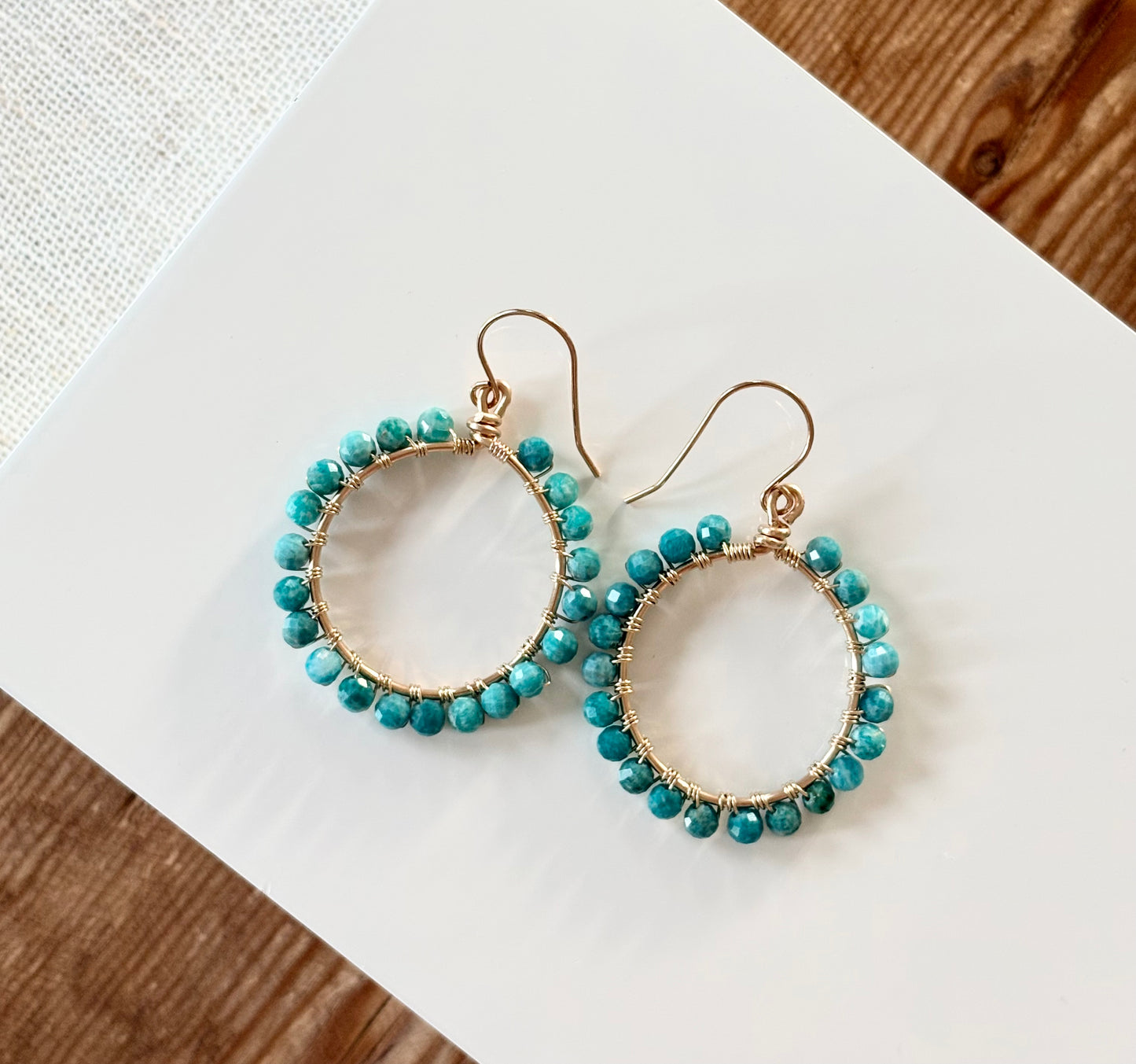 Chloe Amazonite Earrings