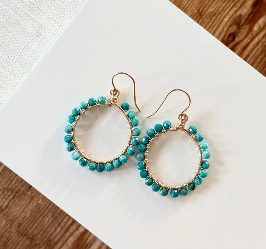 Chloe Amazonite Earrings