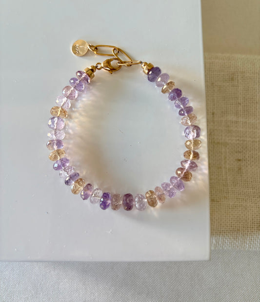 Ametrine Gemstone Bracelet