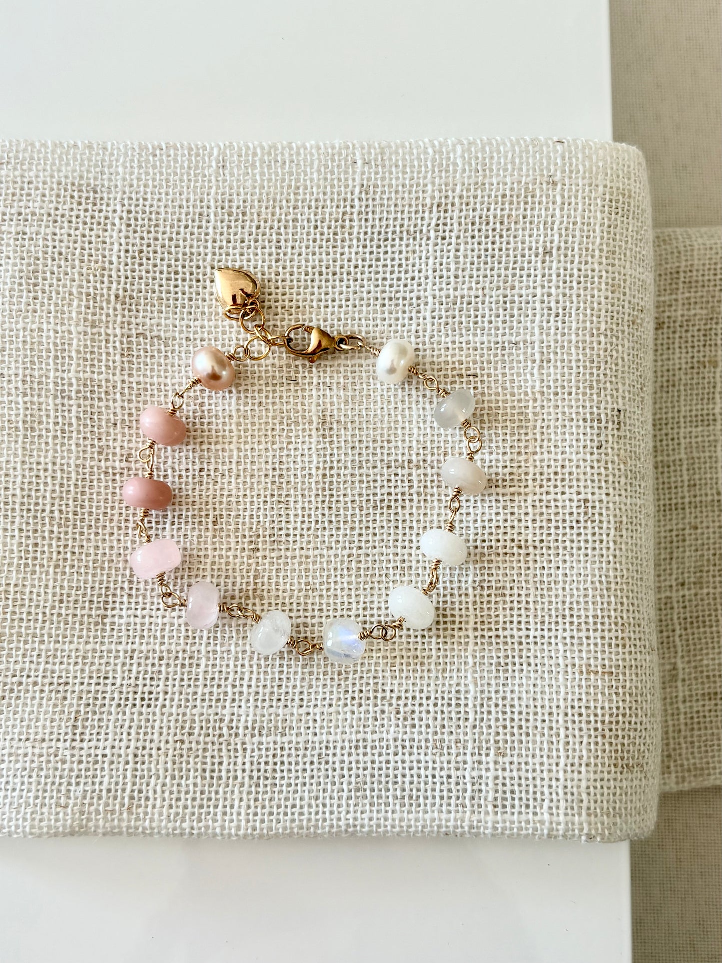 Celeste Blushed Confetti Bracelet