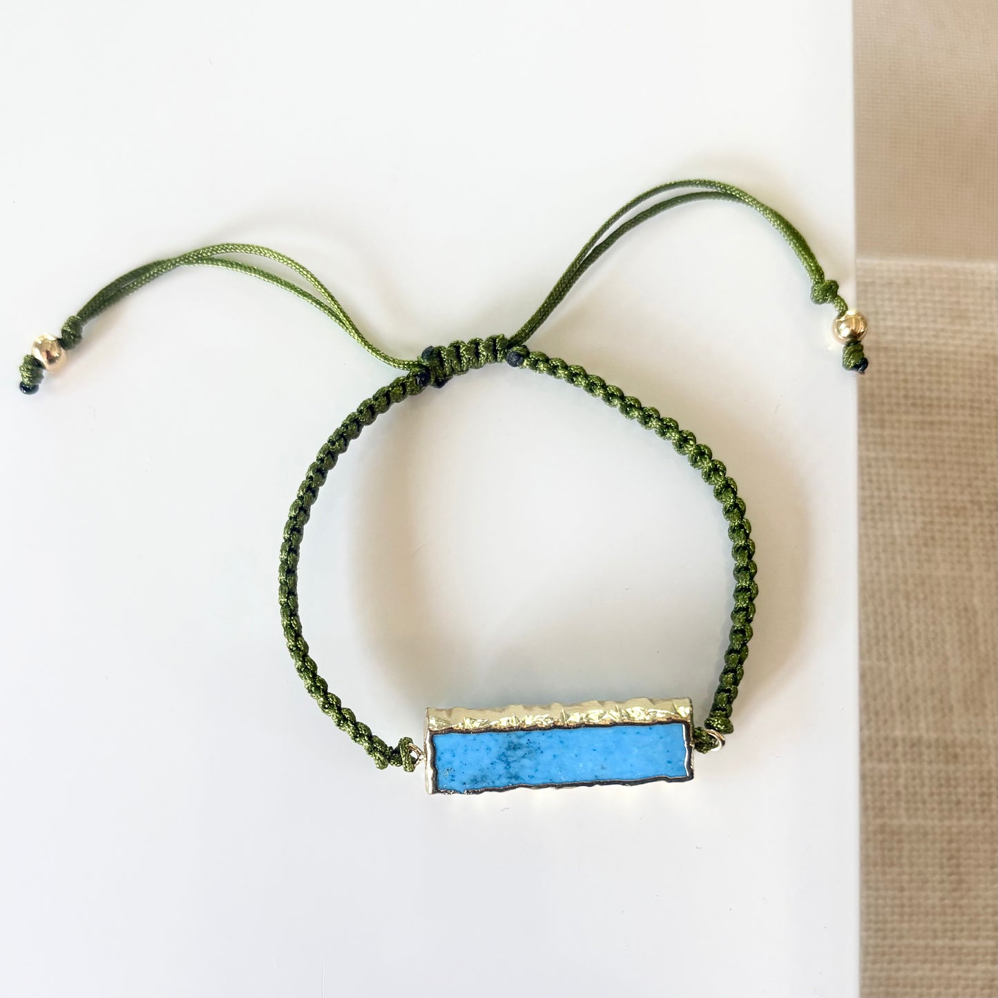 Turquoise Cord Bracelet