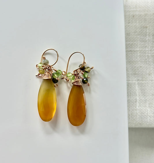 Lorna Chalcedony Earrings