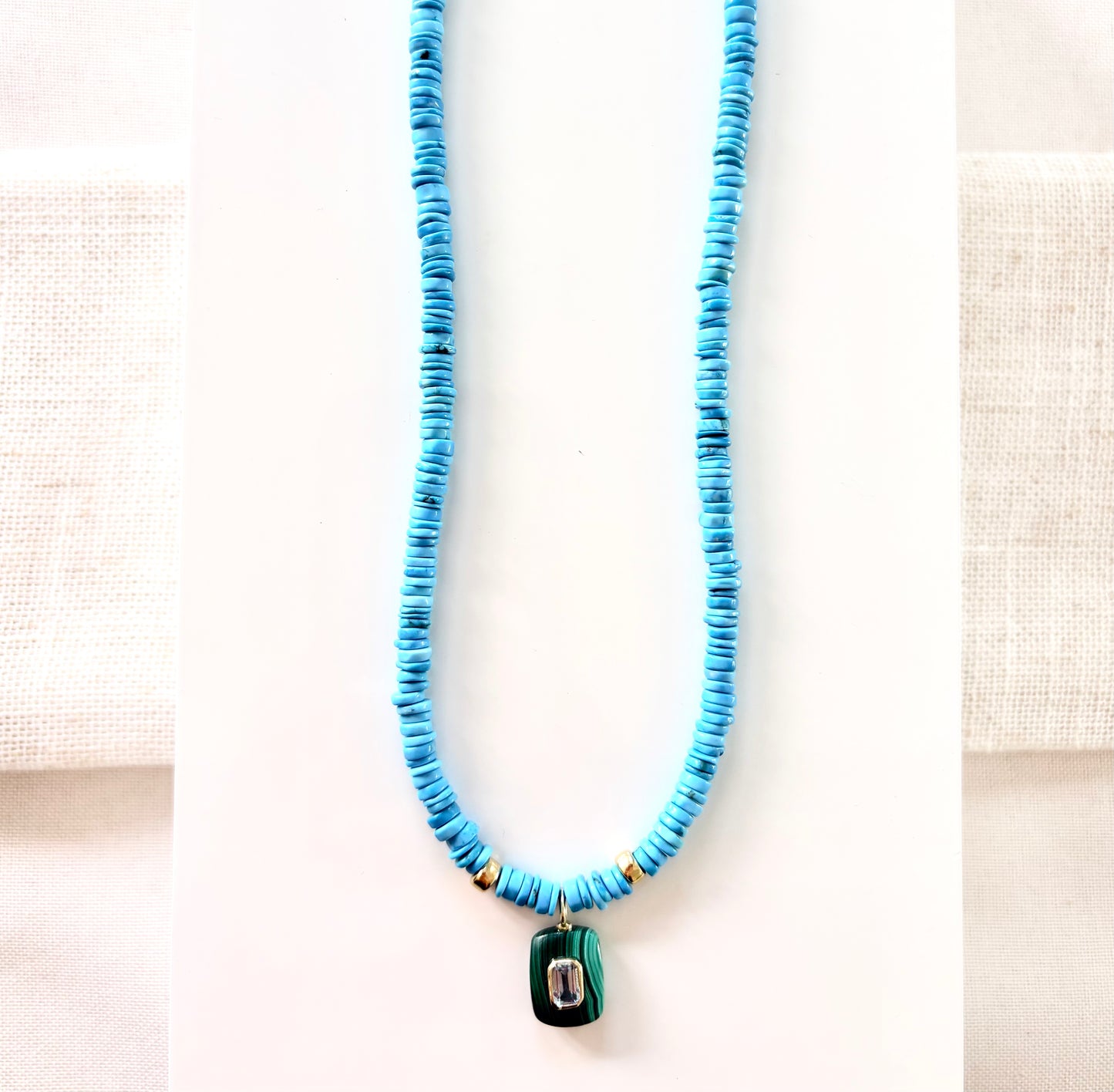 Turquoise & Malachite Necklace