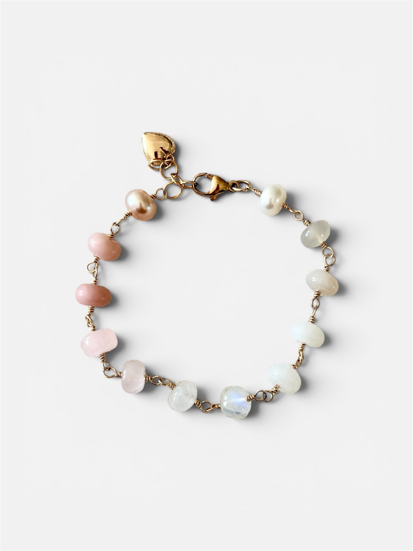Celeste Blushed Confetti Bracelet