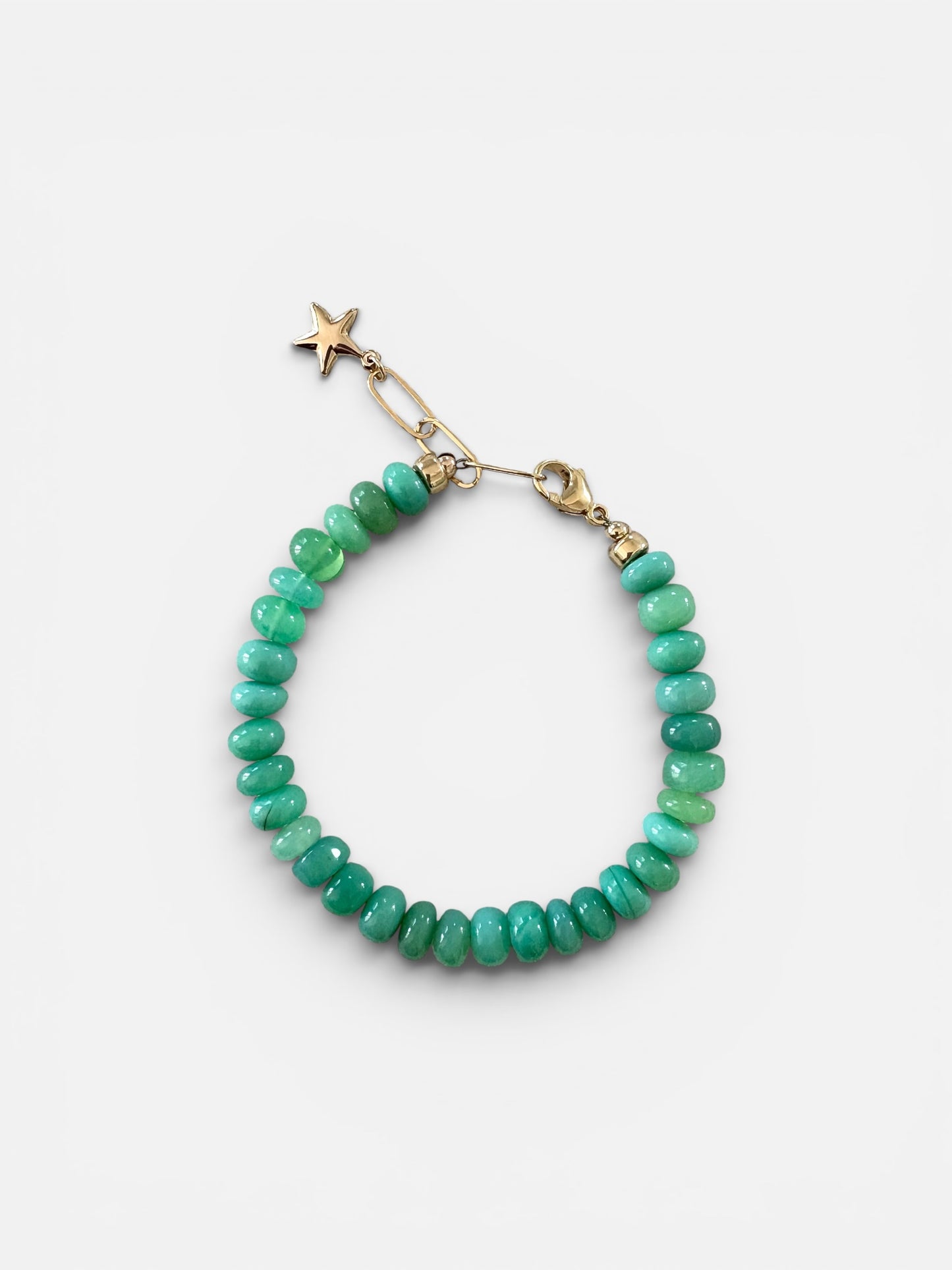 Chrysoprase Gemstone Bracelet