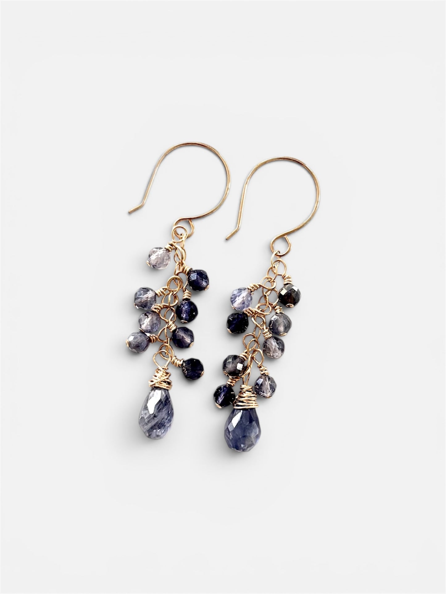 Viola Iolite Earrings
