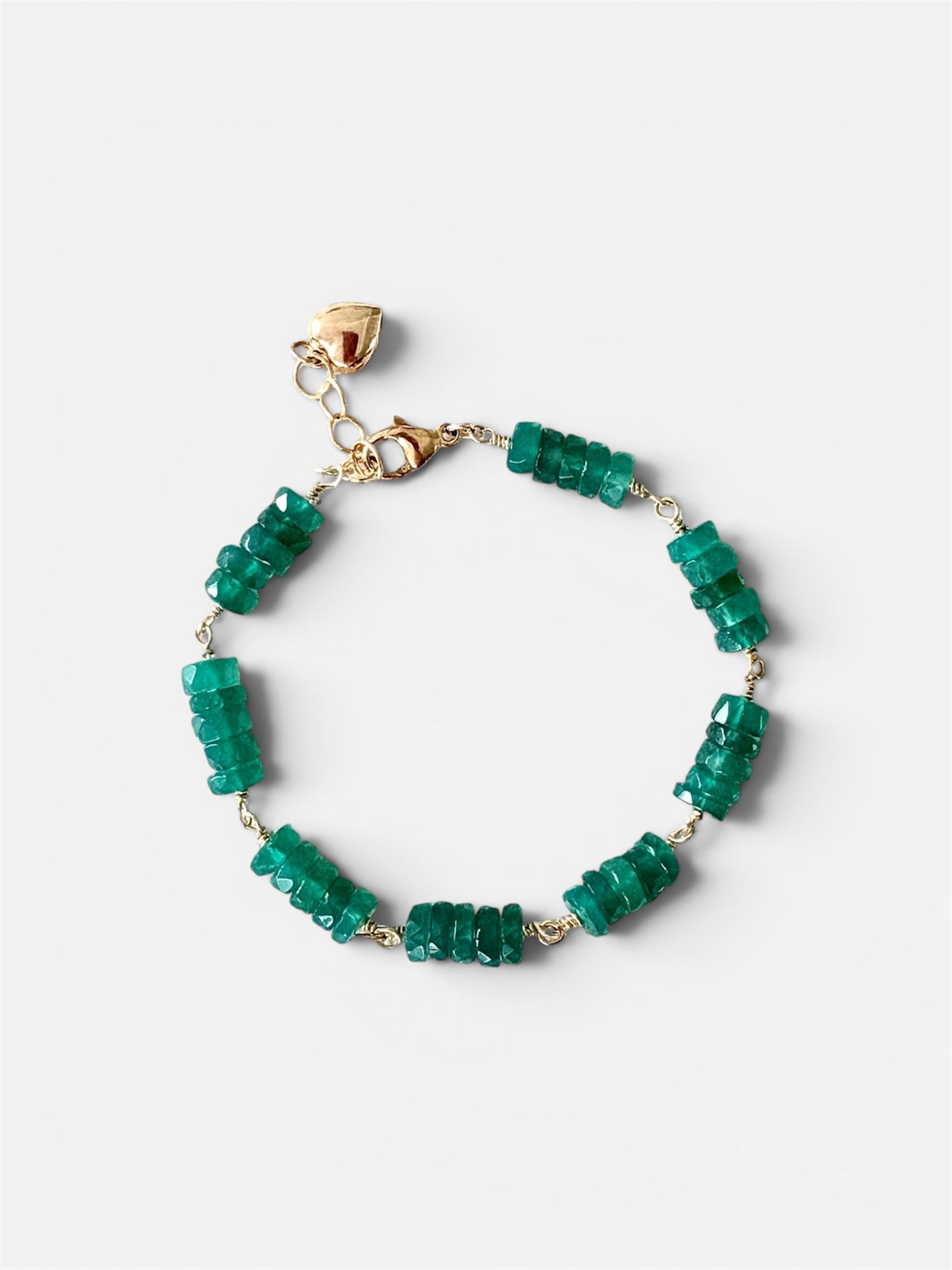 Celeste Green Onyx Bracelet