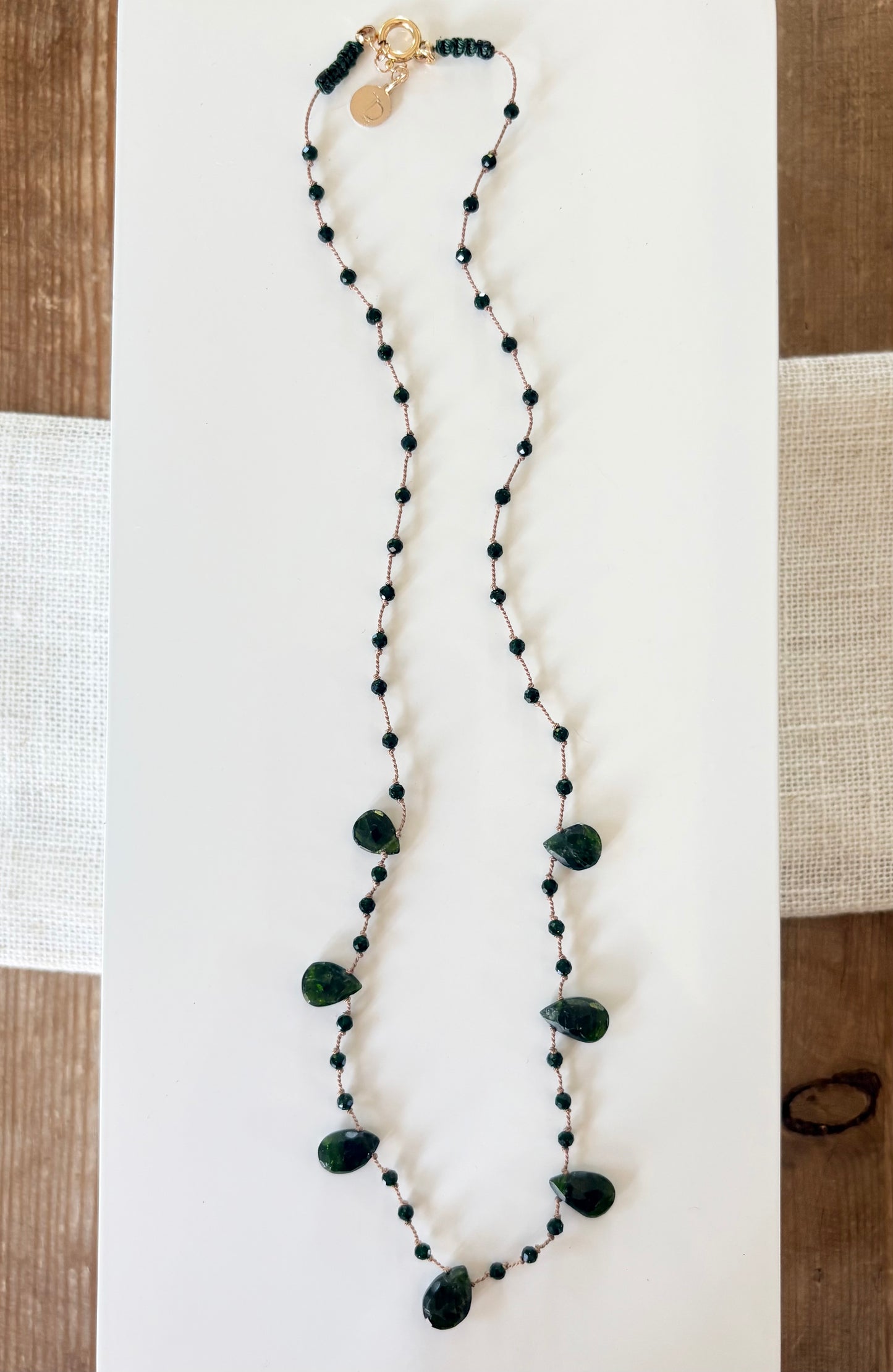 Minimalist Vesuvianite Necklace