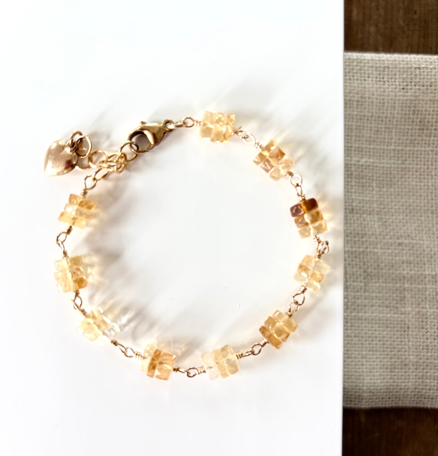 Celeste Citrine Bracelet