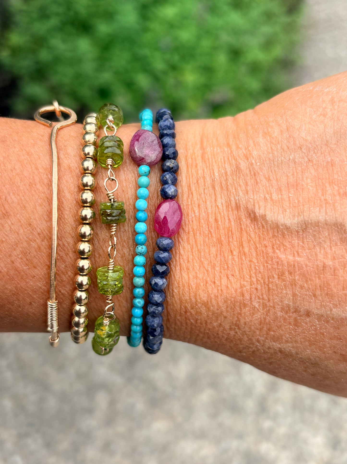 Sapphire Gemstone Bracelet