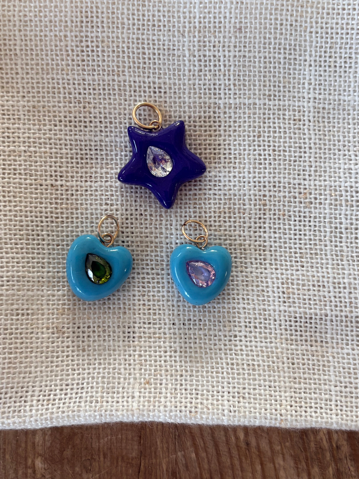 Candy Heart Charms