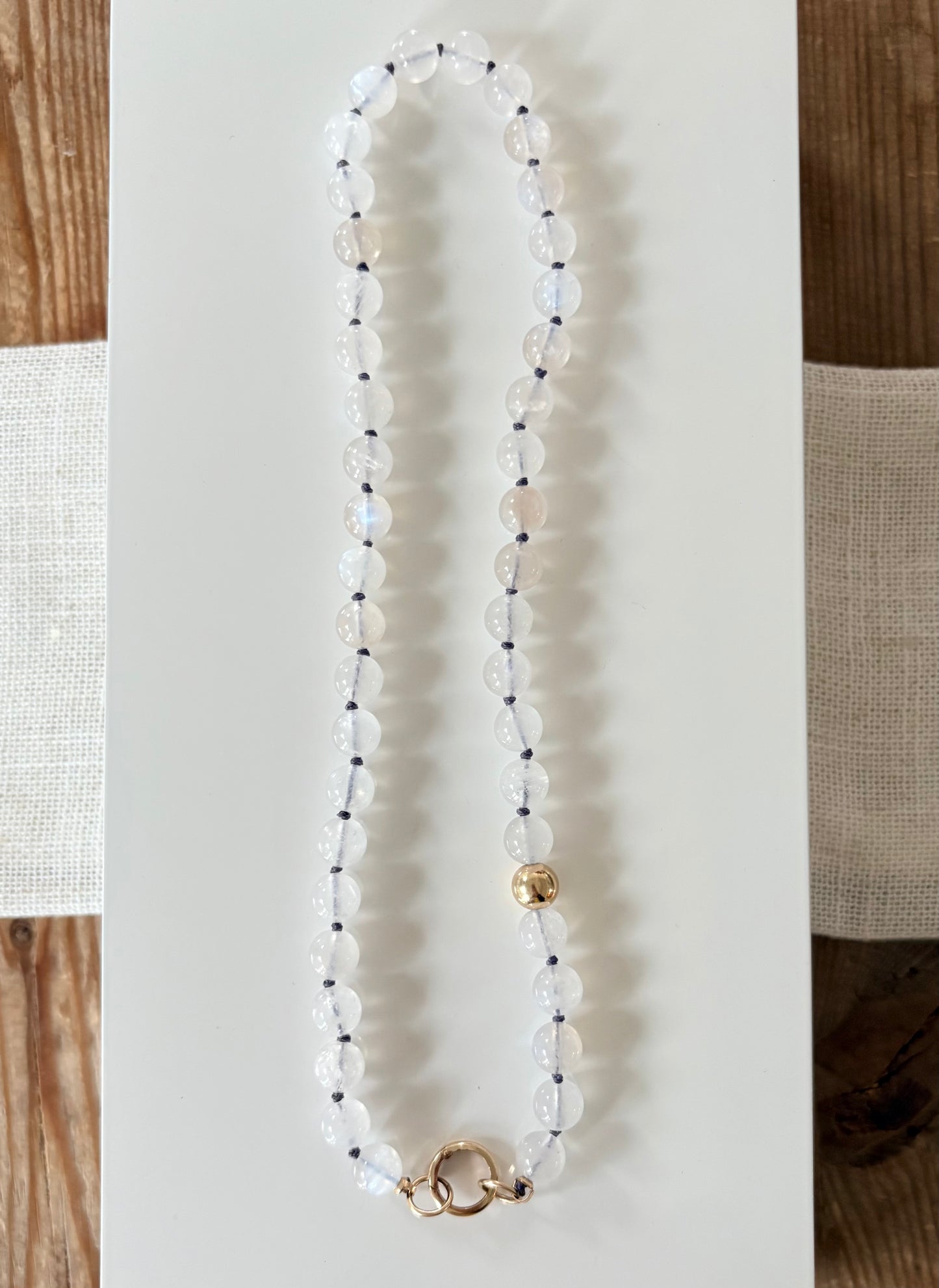 Rainbow Moonstone Necklace