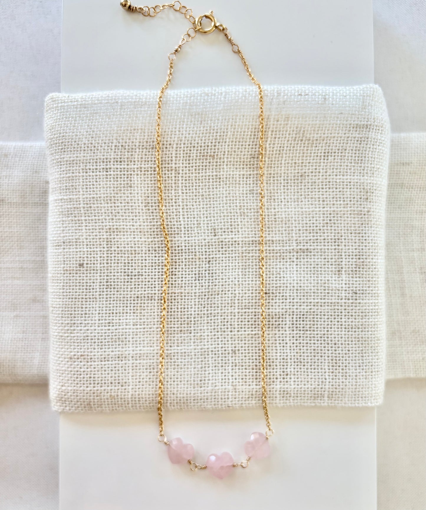 Bastille Rose Quartz Necklace