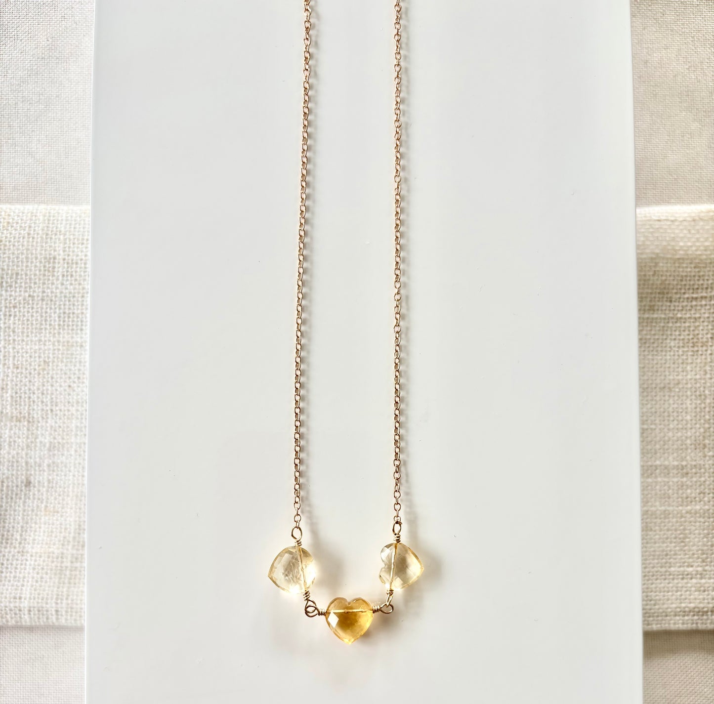 Bastille Citrine Necklace