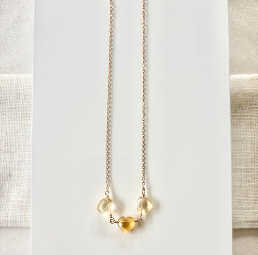 Bastille Citrine Necklace