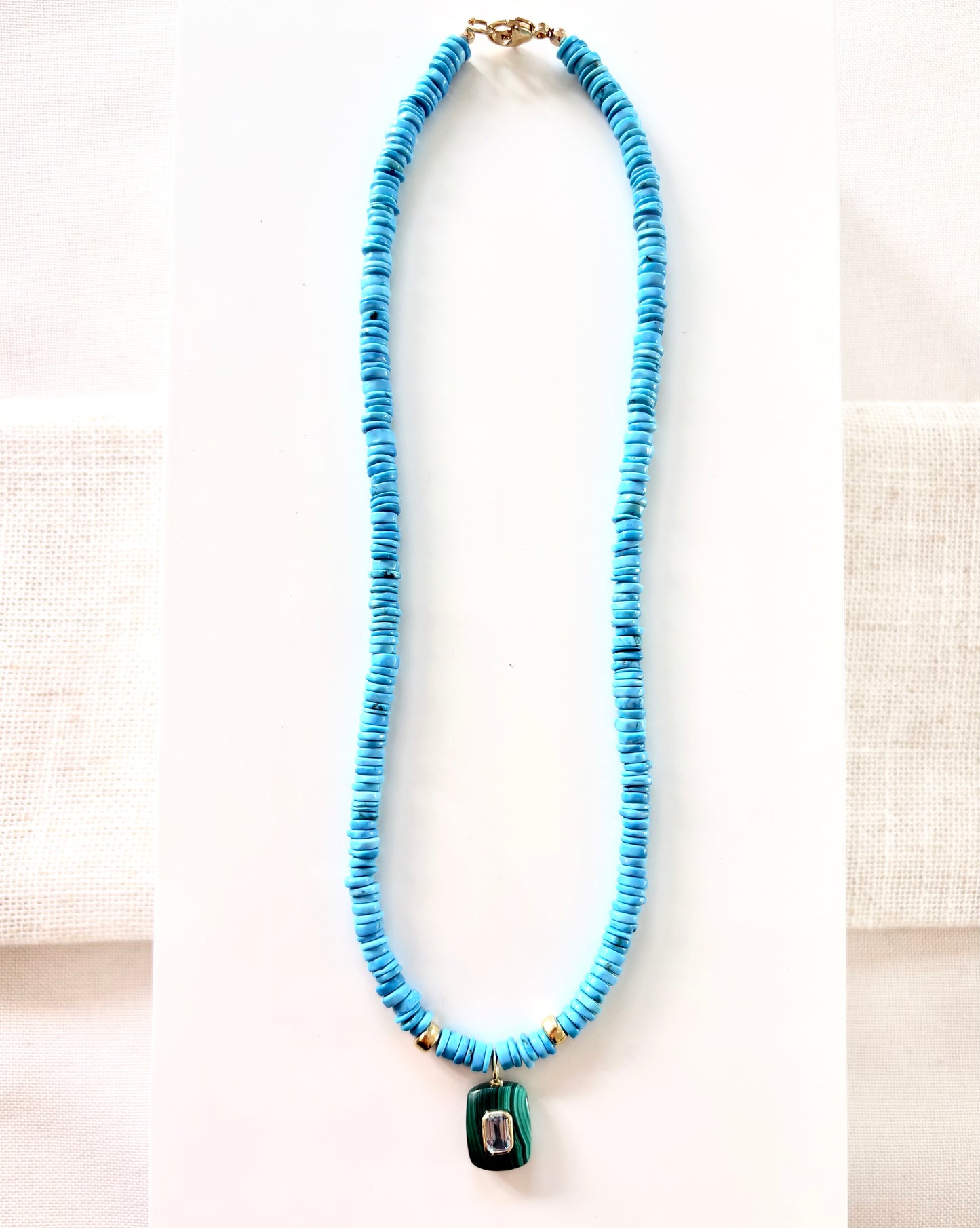 Turquoise & Malachite Necklace