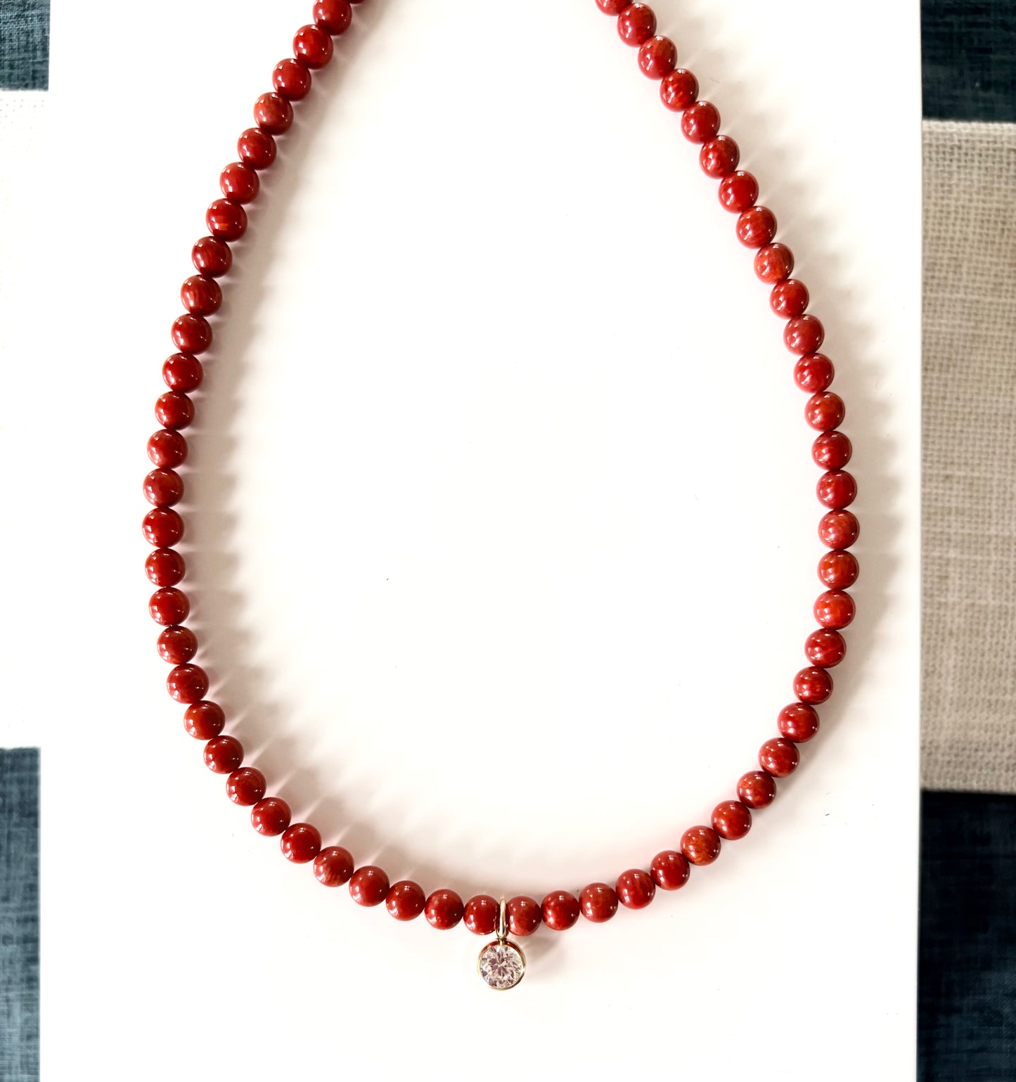Gabrielle Coral Necklace
