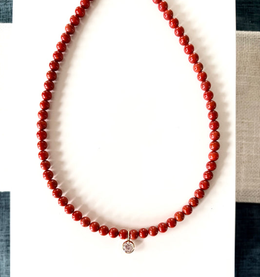 Gabrielle Coral Necklace