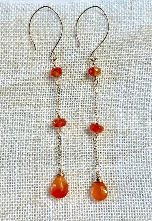 Juliet Carnelian Duster Earrings  image 0