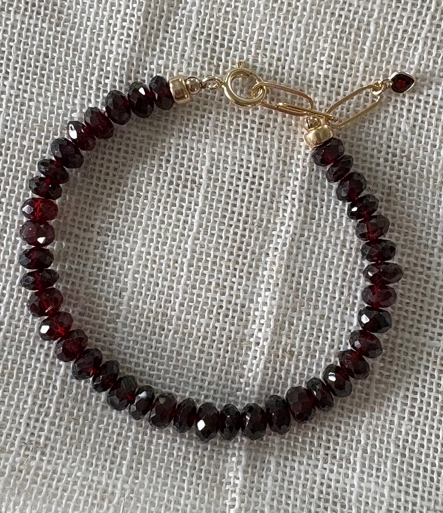 Garnet Gemstone Bracelet  image 0