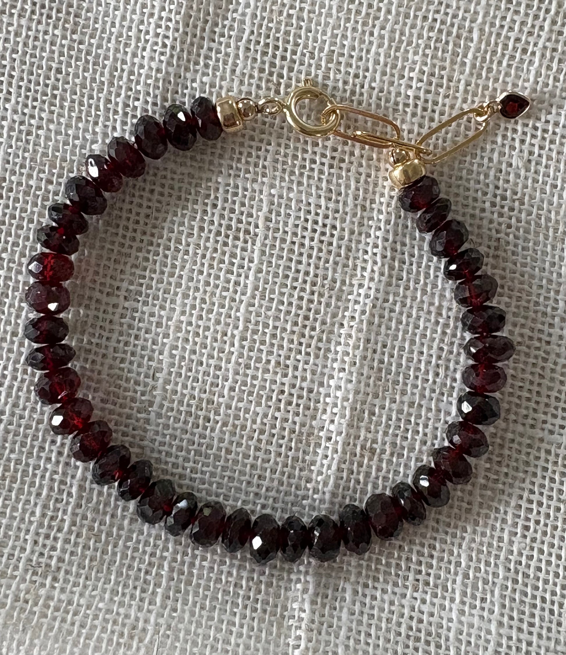 Garnet Gemstone Bracelet  image 0