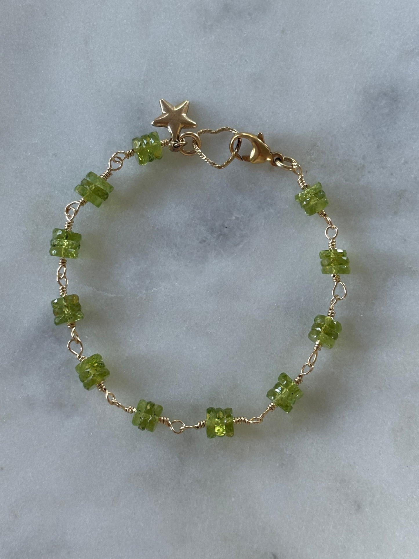 Celeste Peridot Bracelet image 0
