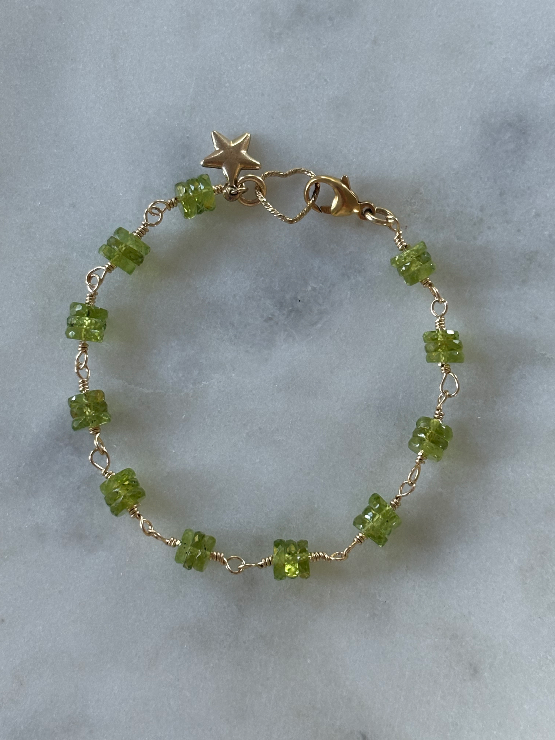 Celeste Peridot Bracelet image 0
